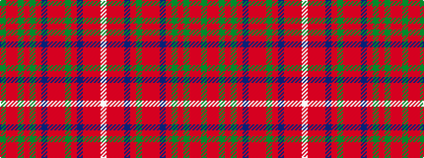idealised woven sample of pattern GRRGRGRBRRRGRBRRRW
