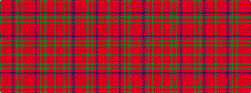 idealised woven sample of pattern GRRRGRGRBRRRRRGRGRBRRRRG
