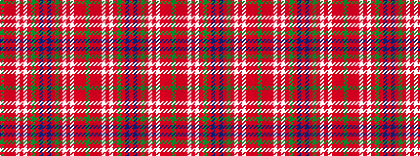 idealised woven sample of pattern GRRRWRWRGRBRBRGRWRWRRRG