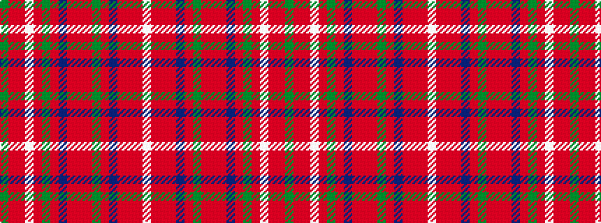idealised woven sample of pattern GRRWRGRBRRRGRBRRRW