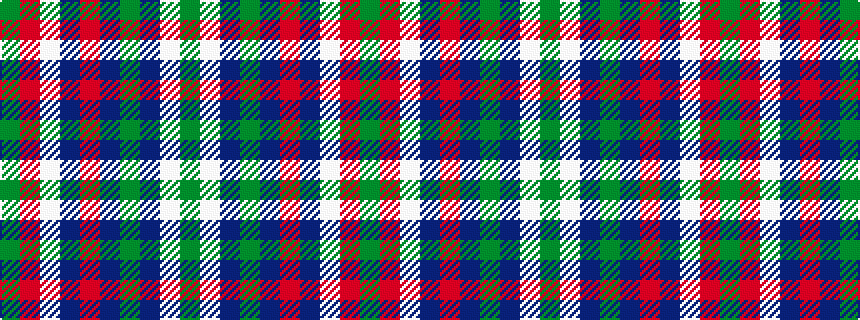 idealised woven sample of pattern GRWBRBGBWG