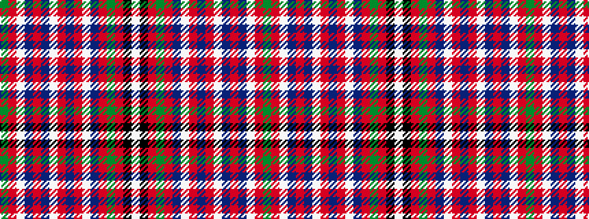 idealised woven sample of pattern GRWBRBWRBRWBRGRKW