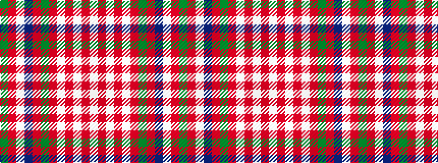 idealised woven sample of pattern GRWBRGRWRWRW