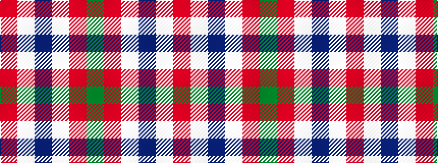 idealised woven sample of pattern GRWBWR