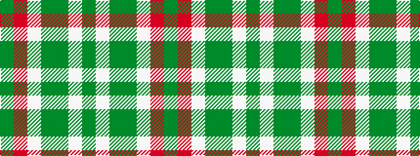 idealised woven sample of pattern GRWGGWG