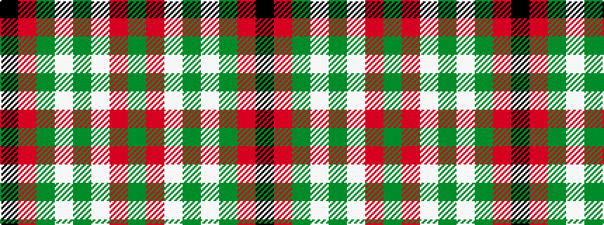 idealised woven sample of pattern GRWGWGRK