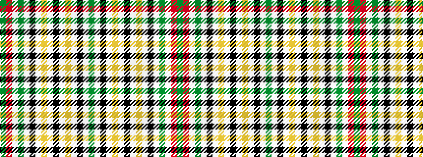 idealised woven sample of pattern GRWGWKWYWKWYWKWG