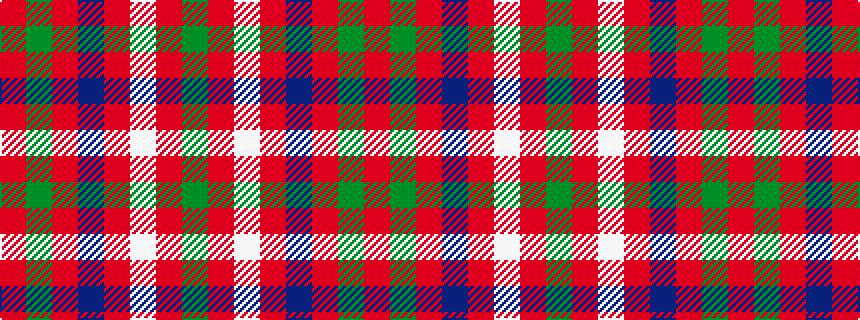 idealised woven sample of pattern GRWRBRGR