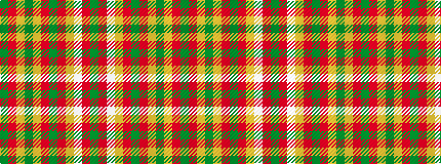 idealised woven sample of pattern GRWYRGRYGYRG