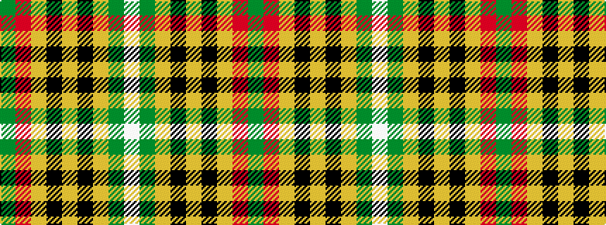 idealised woven sample of pattern GRYKYKYGW