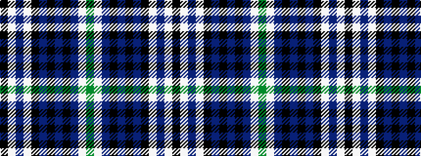 idealised woven sample of pattern GWBKBKBKWBWK