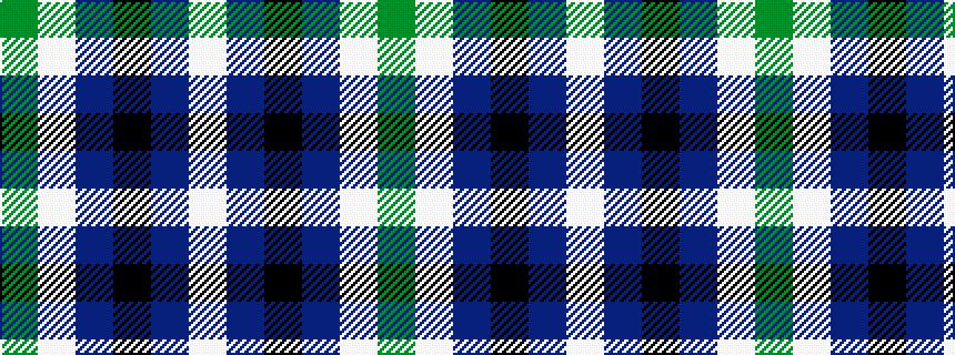 idealised woven sample of pattern GWBKBW