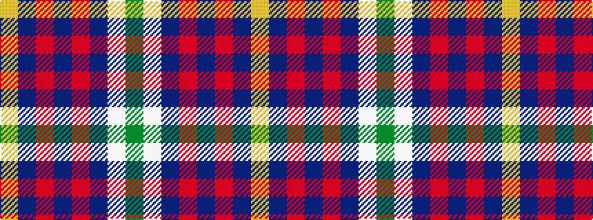 idealised woven sample of pattern GWBRBRBY