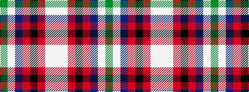 idealised woven sample of pattern GWBRKRWW