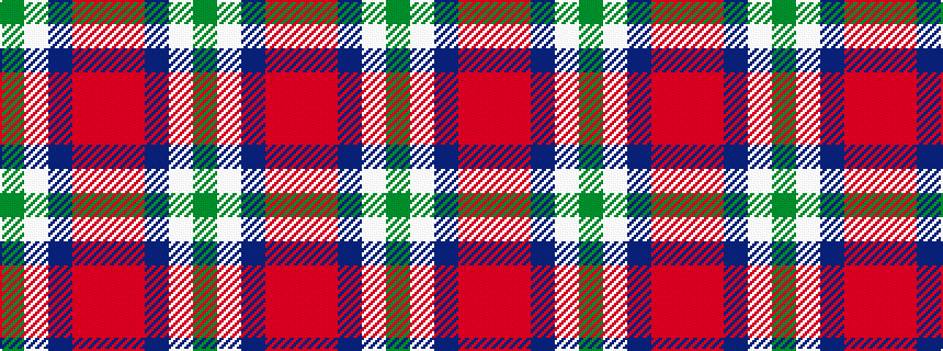 idealised woven sample of pattern GWBRRRBWG