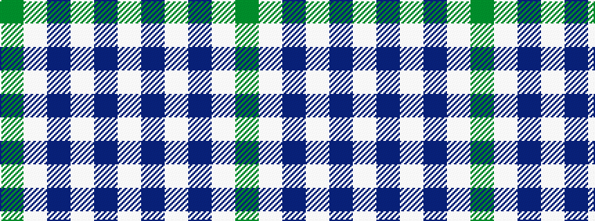 idealised woven sample of pattern GWBWBW