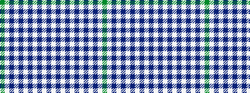 idealised woven sample of pattern GWBWBWBWBWBW
