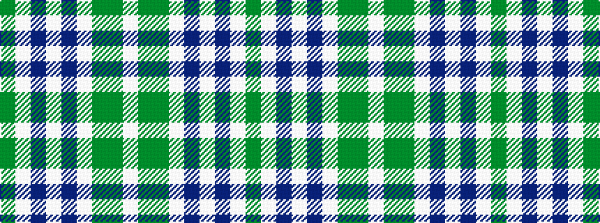 idealised woven sample of pattern GWBWBWGGW