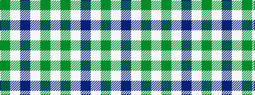 idealised woven sample of pattern GWBWGW