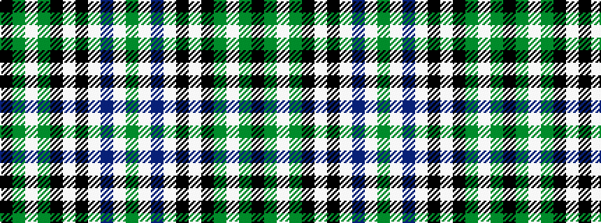 idealised woven sample of pattern GWBWKWKGWGK