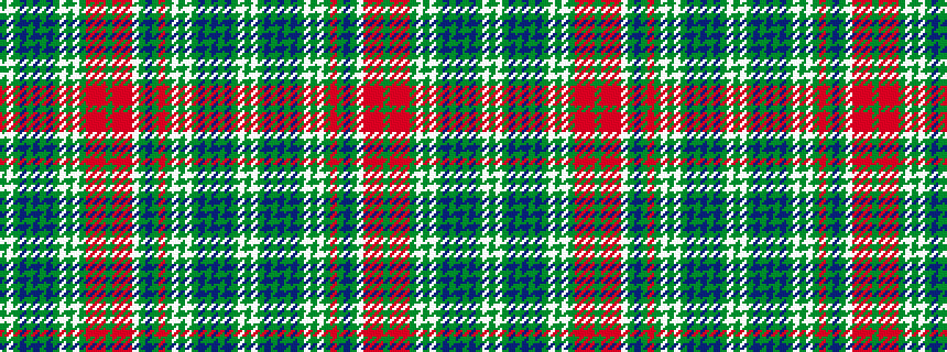 idealised woven sample of pattern GWGBGBGBGWGWGRGBGWRRRGRRRGWGWGBGBGBGWG