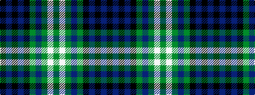 idealised woven sample of pattern GWGBGKBKBK