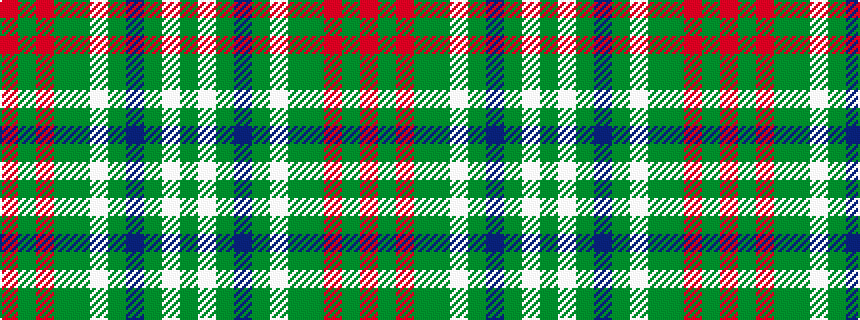 idealised woven sample of pattern GWGBGWGGRGR