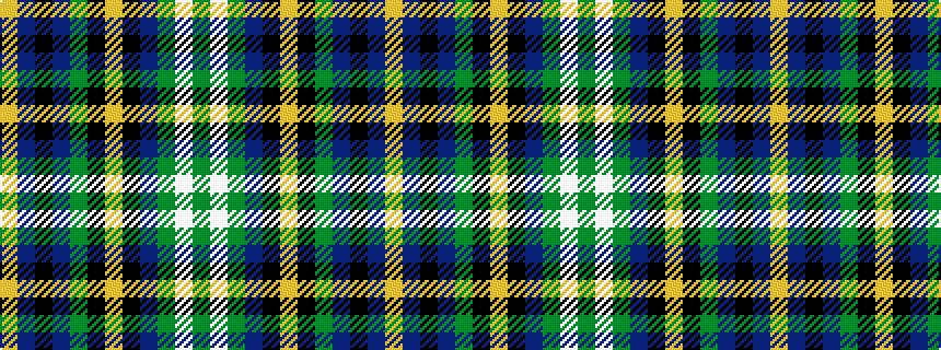 idealised woven sample of pattern GWGBKYKGBKBY