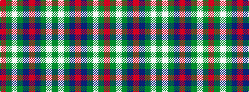 idealised woven sample of pattern GWGBRBGWGR