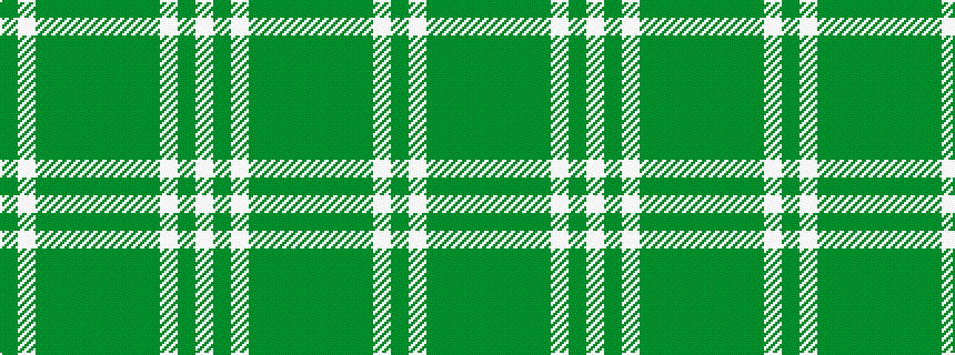 idealised woven sample of pattern GWGGGGGGGWGW