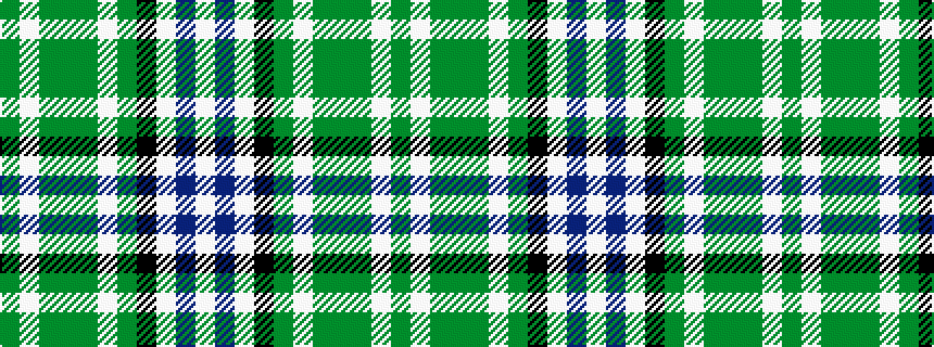 idealised woven sample of pattern GWGGGWGKWBW