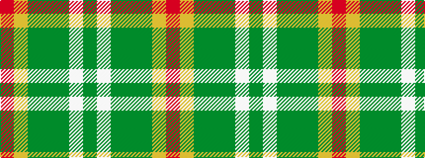 idealised woven sample of pattern GWGGGYR