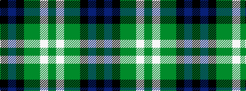 idealised woven sample of pattern GWGGKBK