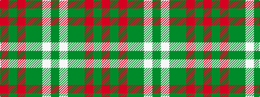 idealised woven sample of pattern GWGGRGR
