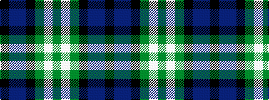idealised woven sample of pattern GWGKBBK