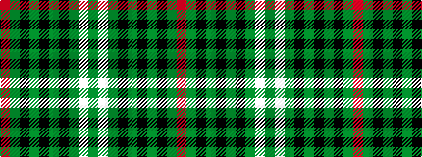 idealised woven sample of pattern GWGKGKGKGR