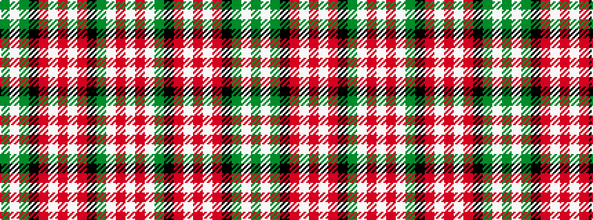 idealised woven sample of pattern GWGKRWRWRKGWRW