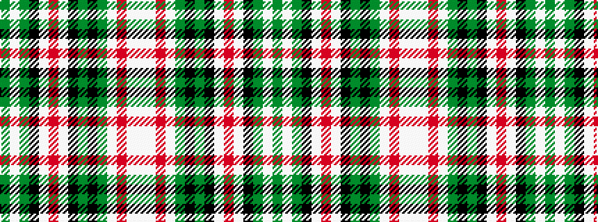 idealised woven sample of pattern GWGKWRWKGKGWRWW