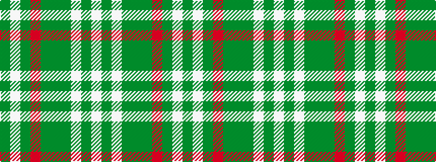 idealised woven sample of pattern GWGRGGGWGW