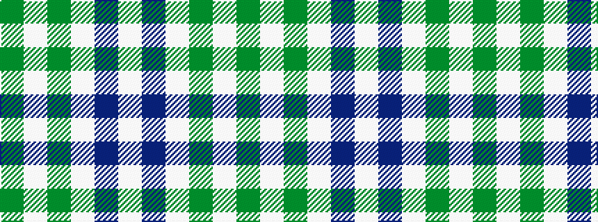 idealised woven sample of pattern GWGWBW