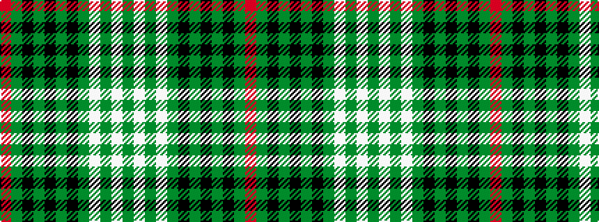 idealised woven sample of pattern GWGWGKGKGKGR