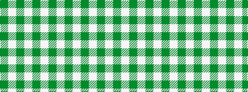 idealised woven sample of pattern GWGWGWG