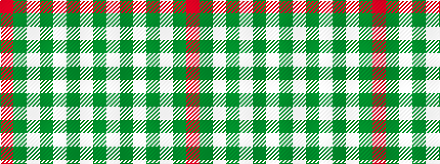 idealised woven sample of pattern GWGWGWGR