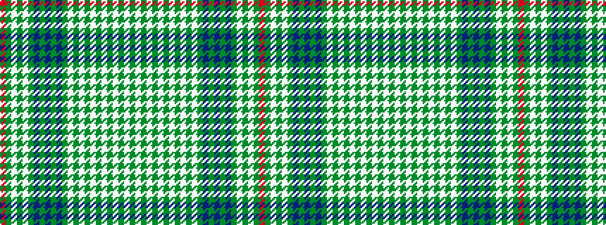 idealised woven sample of pattern GWGWGWGWGWGWGBGBGBGWGWGR