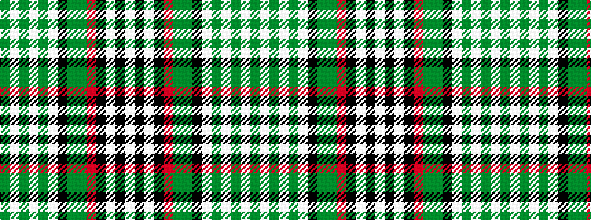 idealised woven sample of pattern GWGWGWKGGRKWKW