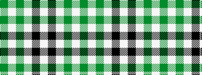 idealised woven sample of pattern GWGWKW