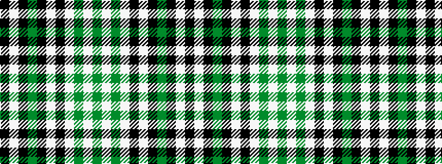 idealised woven sample of pattern GWGWKWKGKWK