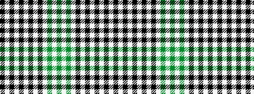 idealised woven sample of pattern GWGWKWKWKWKWK