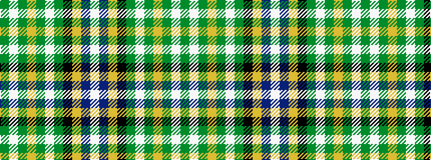idealised woven sample of pattern GWGYGWGKYBW