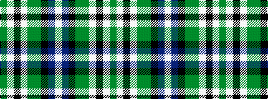 idealised woven sample of pattern GWKWGGKBW